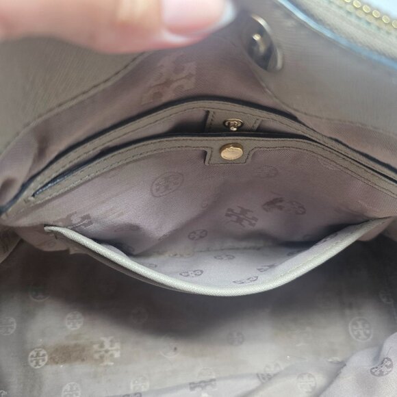 Tory Burch Robinson Saffiano Double Zip Tote Crossbody Shoulder Bag Large - Picture 11 of 14